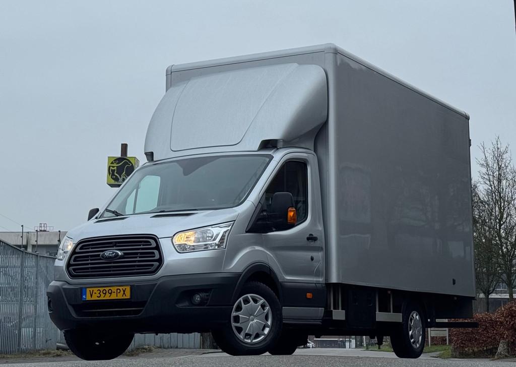 Ford Transit 350 2.0 TDCI L4H4 Trend 100% Onderhouden Naviga, Auto's, Bestelauto's, Voorwielaandrijving, Stof, 4 cilinders, Start-stop-systeem