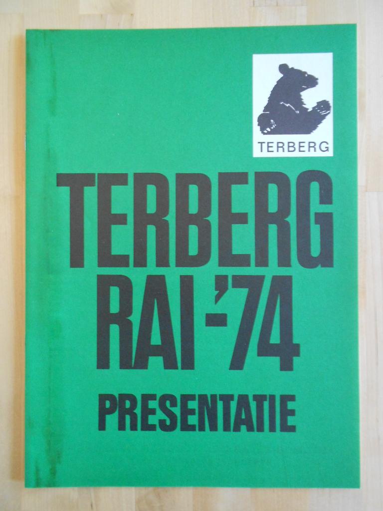 Terberg RAI Presentatie 1974 Brochure N1100 SF1350 F1350 SF1, Boeken, Ophalen of Verzenden, Zo goed als nieuw, Overige merken