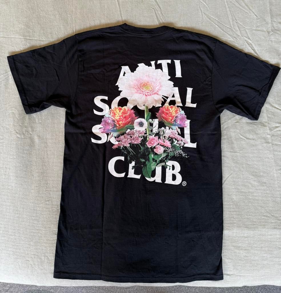 Anti Social Social Club Arrangement T-Shirt M, Ophalen of Verzenden, Zo goed als nieuw, Maat 48/50 (M), Zwart