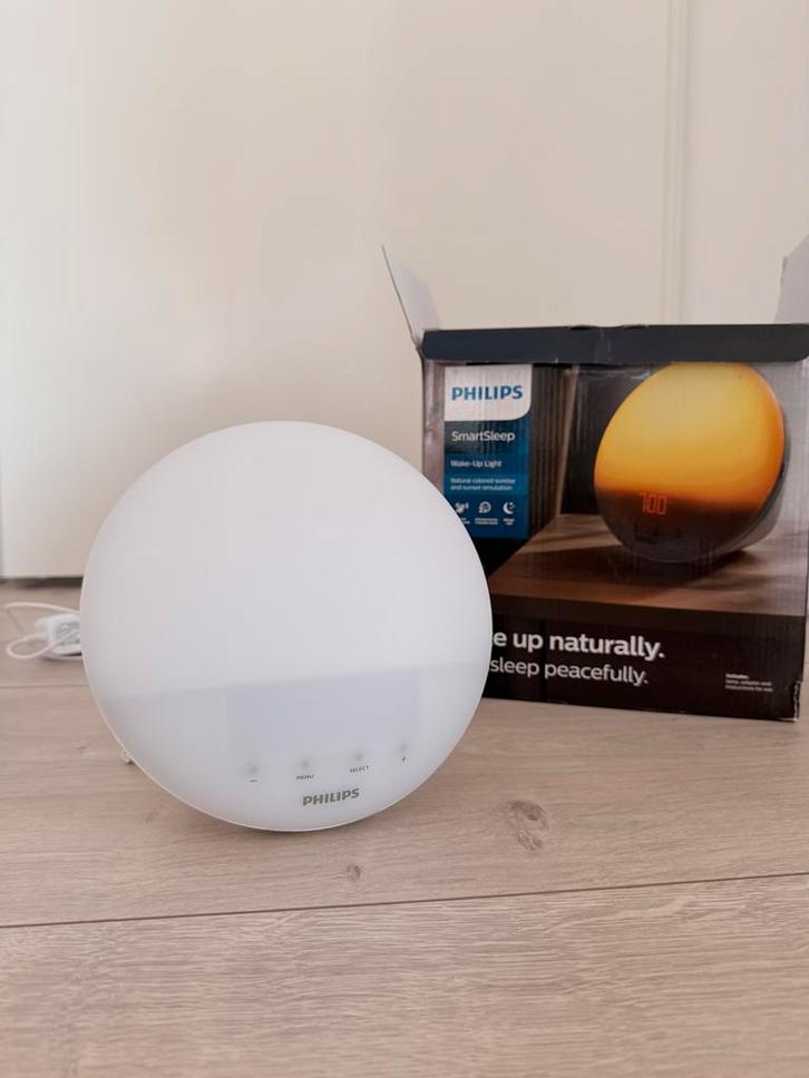 Philips SmartSleep Wake-up Light HF3500/01, Witgoed en Apparatuur, Wekkers, Zo goed als nieuw, Digitaal, Ophalen of Verzenden