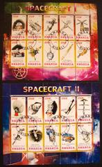 - 695 - 2 Blokken met Ruimtevaartuigen., Verzenden, Gestempeld, Overige thema's