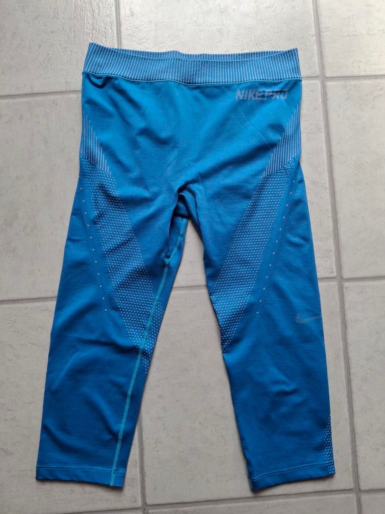 NIKE sport legging sportief blauw maat: M, Maat 38/40 (M), Blauw, Nike, Ophalen of Verzenden