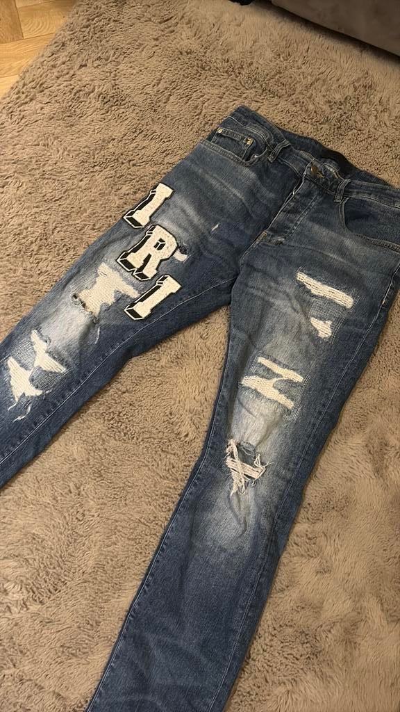 Amiri jeans maat 32, Kleding | Heren, Ophalen of Verzenden, Zo goed als nieuw, Blauw, W32 (confectie 46) of kleiner