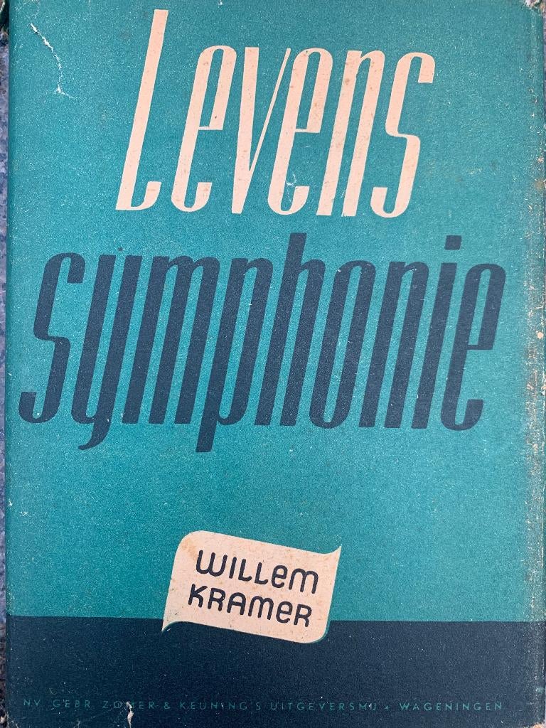 "Levens-symphonie" Willem Kramer, Ophalen of Verzenden, Zo goed als nieuw