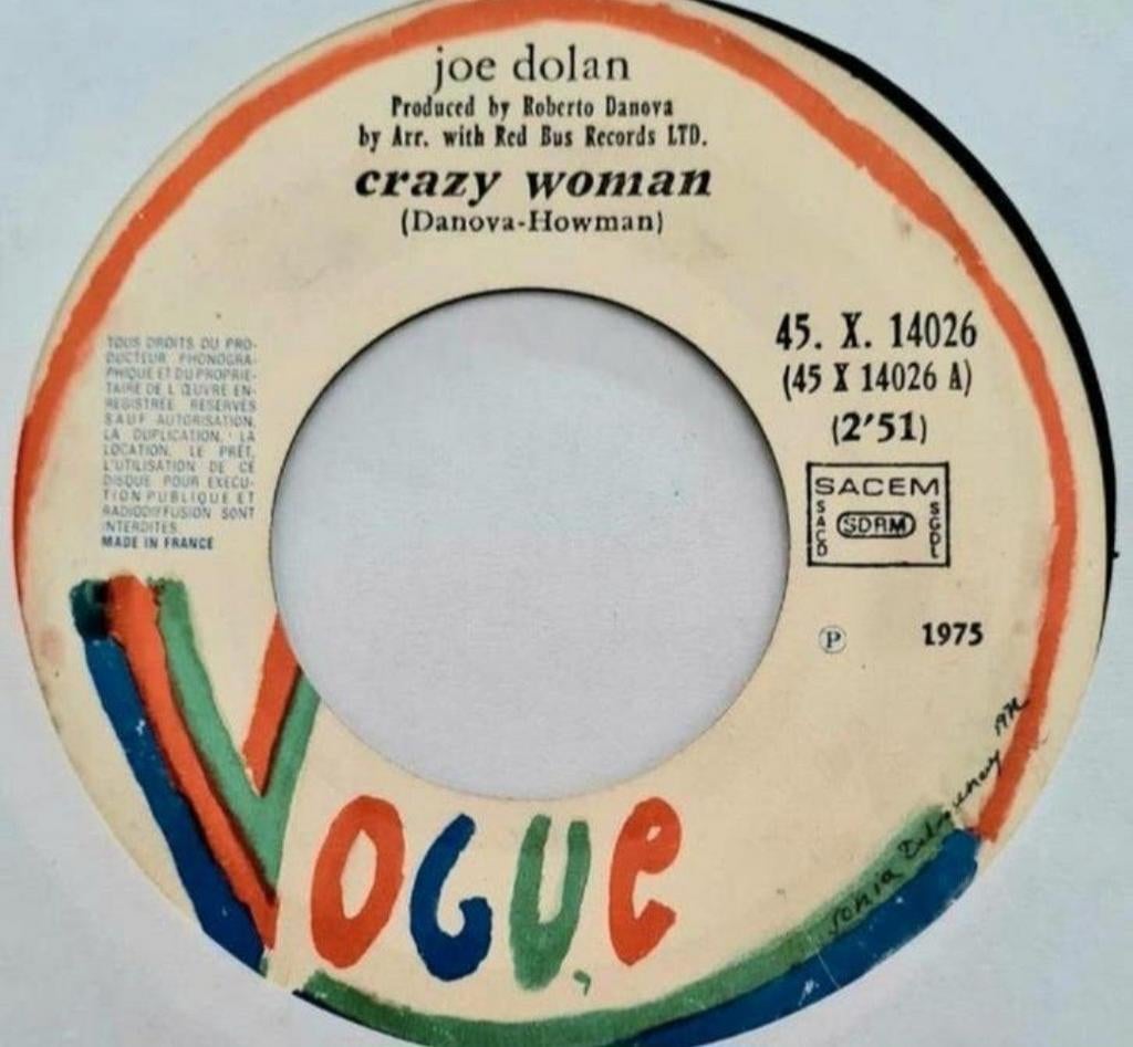 JOE DOLAN - CRAZY WOMAN, Cd's en Dvd's, Vinyl Singles, Ophalen of Verzenden, Gebruikt