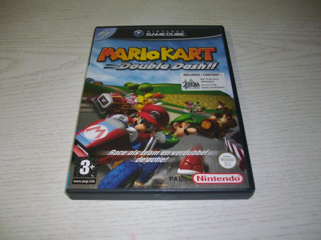 Vintage Nintendo Gamecube Mario Kart Double Dash + Zelda, Spelcomputers en Games, Games | Nintendo GameCube, Racen en Vliegen