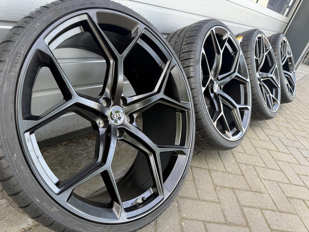 22 " Audi RS6 C7 C8 RS7 C7 C8 A8 S8 D4 velgen Pirelli banden, Auto-onderdelen, -, 285 mm, -, Banden en Velgen