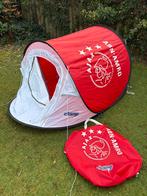Pop up Ajax tent opgooi tent rood, Ophalen, Zo goed als nieuw, Tot en met 2