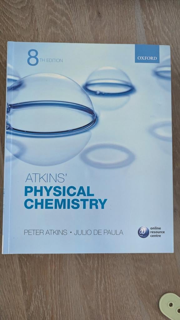 Natuurkunde Studieboek - Atkins' Physical Chemistry, Ophalen of Verzenden
