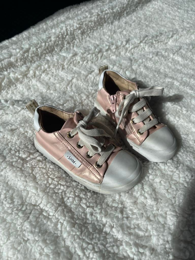 Roze metallic kinderschoenen - SHM maat 24, Kinderen en Baby's, Kinderkleding | Schoenen en Sokken, Ophalen of Verzenden, Gebruikt