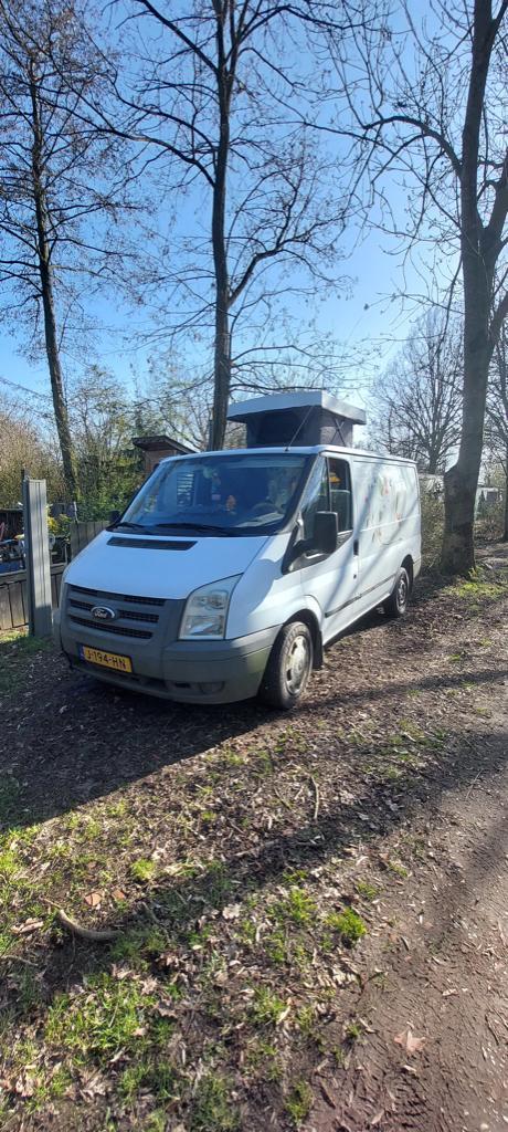 Uniek Camperbusje Ford Transit uit 2010, Auto's, Ford, Particulier, Transit, Airbags, Airconditioning, Bluetooth, Centrale vergrendeling
