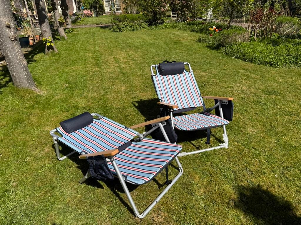 ANWB strandstoelen, Caravans en Kamperen, Ophalen of Verzenden, Zo goed als nieuw, Campingstoel