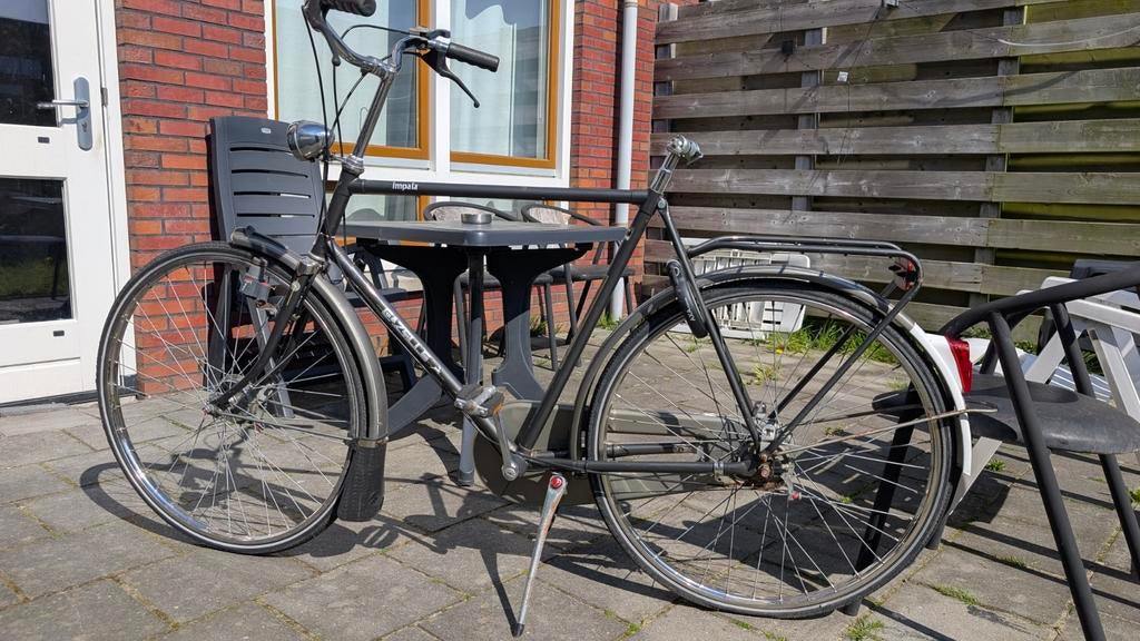Gezelle fiets te koop, Ophalen