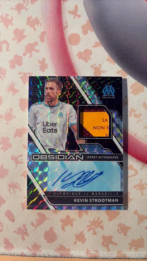 Panini obsidian kevin strootman autograph & patch 1/1, Buitenlandse clubs, ., Ophalen of Verzenden, Zo goed als nieuw