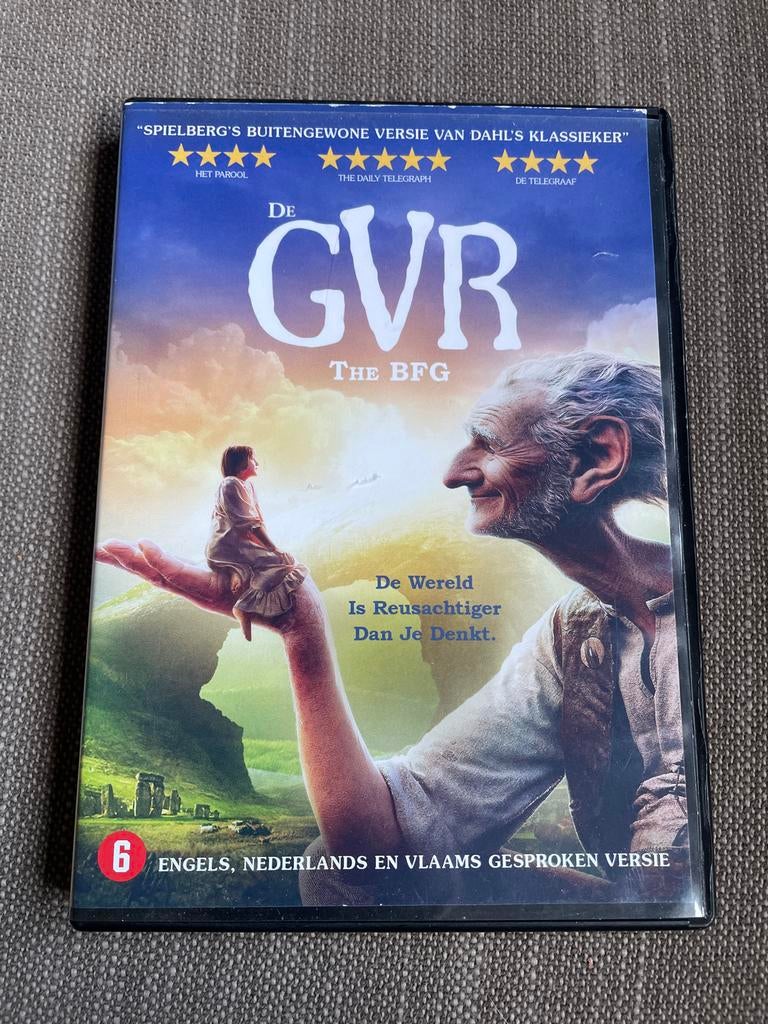 De GVR (The BFG) - dvd - Steven Spielberg, Avontuur, Ophalen of Verzenden, Zo goed als nieuw, Vanaf 6 jaar