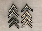 WW2 US, embleem, stof, strepen meerdere uitvoeringen, Ophalen of Verzenden, Landmacht, Amerika, Embleem of Badge