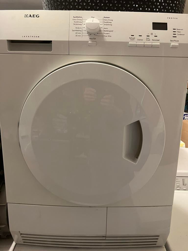 AEG CONDENSDROGER TE KOOP, 6 tot 8 kg, Ophalen of Verzenden, Zo goed als nieuw, 85 tot 90 cm