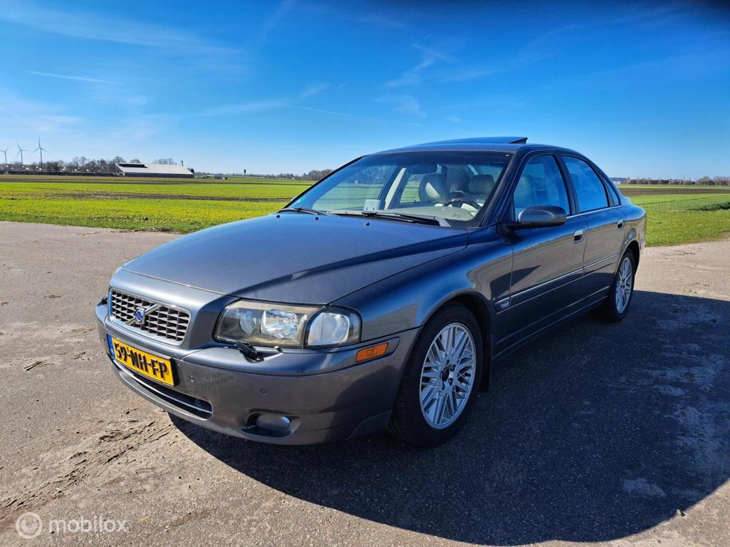 Volvo S80 2.5T Exclusive LPG G3 navi schuifdak trekhaak, 2521 cc, Bedrijf, 209 pk, Euro 4