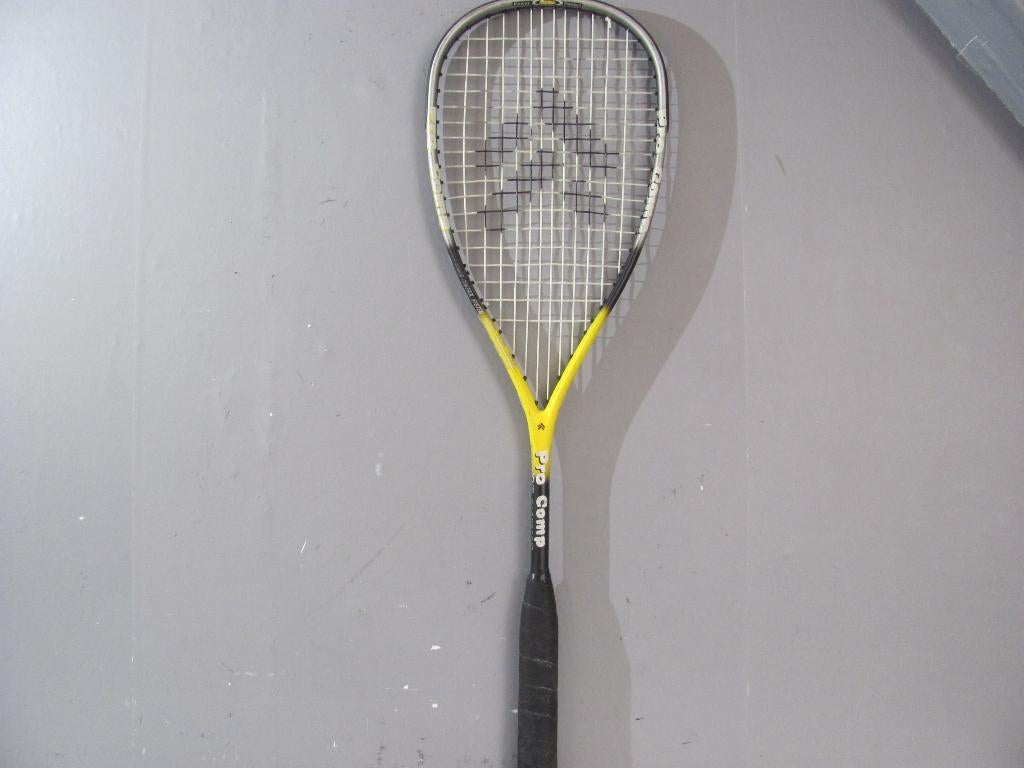 squashracket van Tecno pro comp met goede bespanning, Ophalen of Verzenden, Zo goed als nieuw, Racket