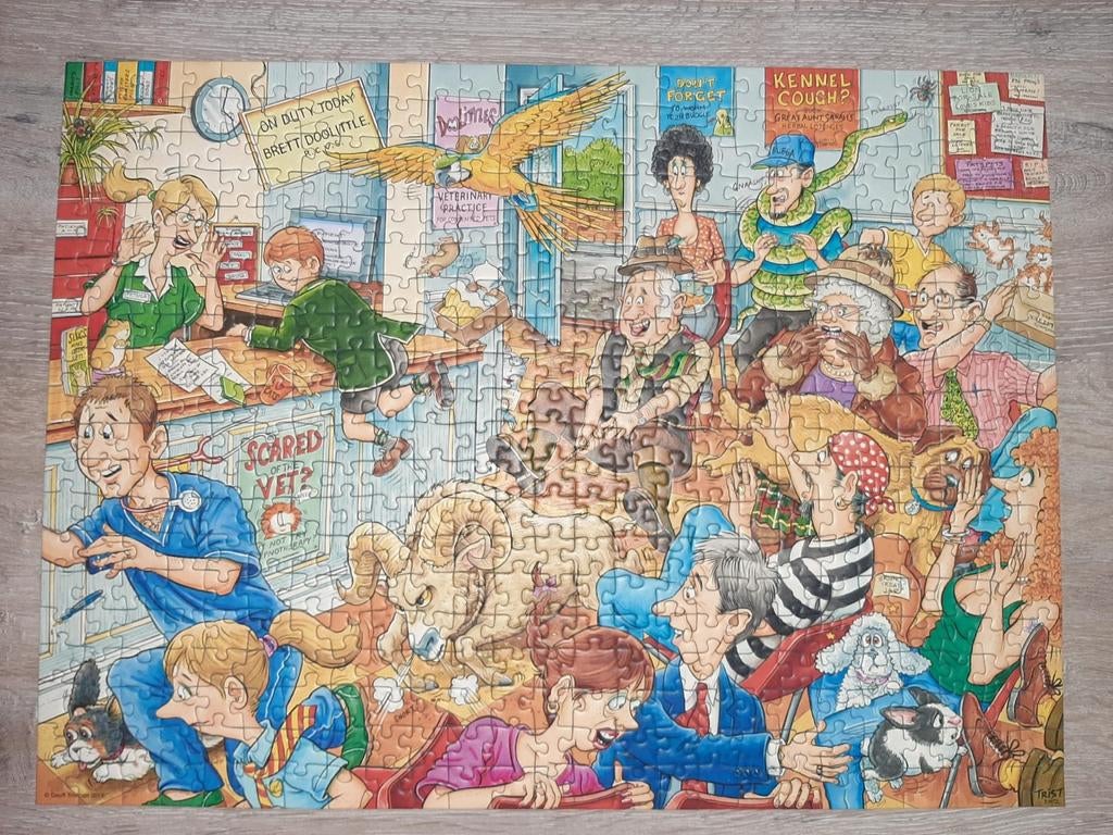 Ravensburger What If? Puzzel: Dierenarts Praktijk, Ophalen of Verzenden, 500 t/m 1500 stukjes, Zo goed als nieuw, Legpuzzel