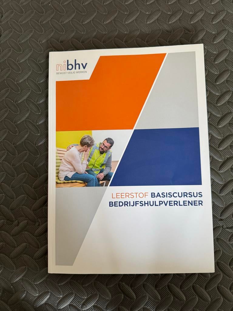 Leerboek Basiscursus bedrijfshulpverlener NIBHV, Ophalen of Verzenden, Gamma, Zo goed als nieuw, Overige niveaus