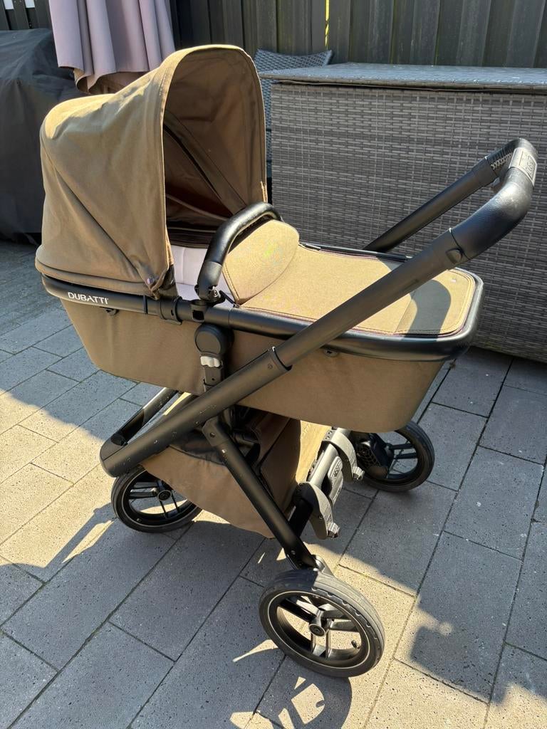 Dubatti one kinderwagen, Gebruikt, Verstelbare duwstang, Ophalen, Kinderwagen