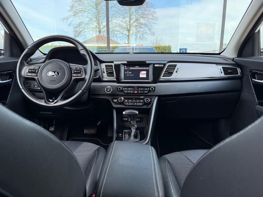 Kia Niro 1.6 GDi Hybrid DynamicLine - Automaat - Navi - Clim, Auto's, Kia, Gebruikt, Leder en Stof, 1390 kg, SUV of Terreinwagen