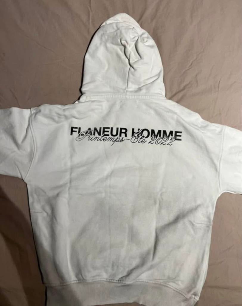 Flaneur Homme Hoodie, Ophalen of Verzenden, Zo goed als nieuw, Maat 48/50 (M), Wit