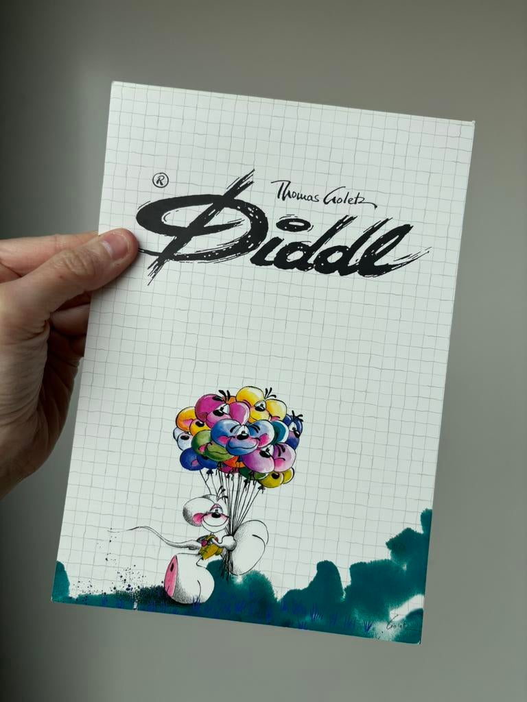 Diddl A5 blok nummer 161 zeldzaam, Ophalen of Verzenden, Zo goed als nieuw, Papier, Kaart of Schrift