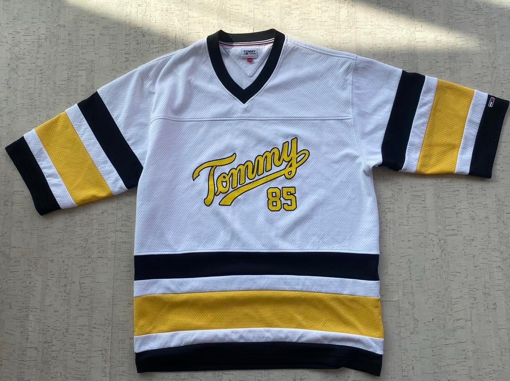 Baseball shirt, Wit, Ophalen of Verzenden, Zo goed als nieuw, Korte mouw