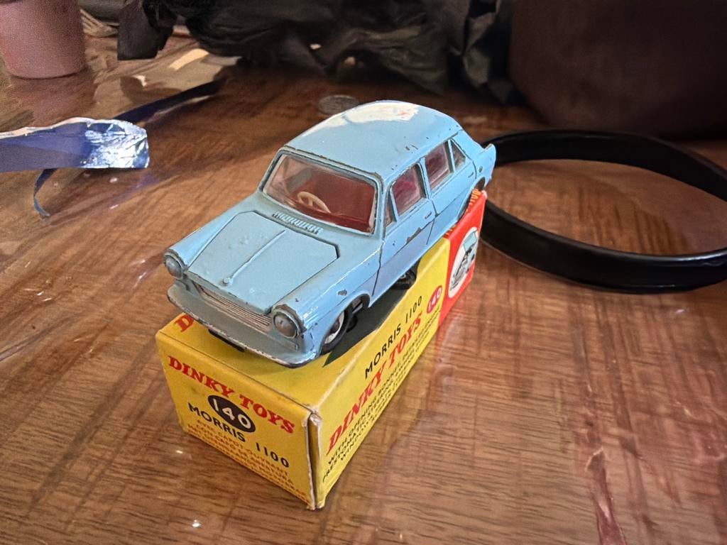 Dinky Toys Morris 1100 - Vintage Modelauto met Doos, D, Gebruikt, Dinky Toys, Ophalen of Verzenden