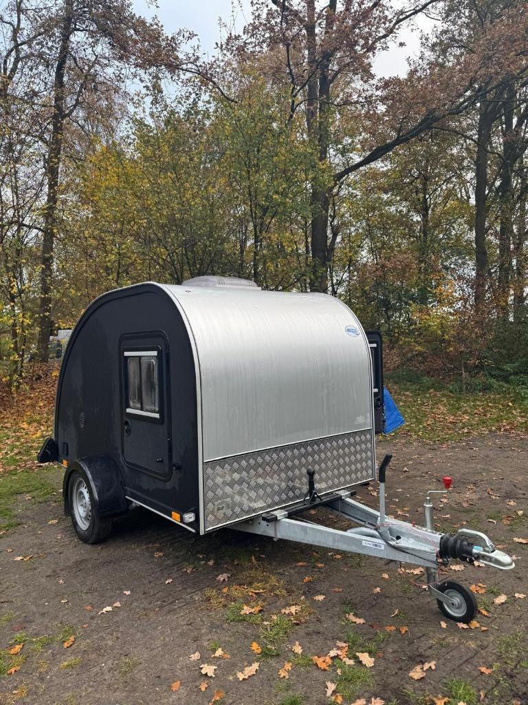 Kulba Teardrop Minicaravan, Caravans en Kamperen, Caravans, Particulier, tot en met 2, tot 500 kg, Overige, Overige merken, Lengtebed