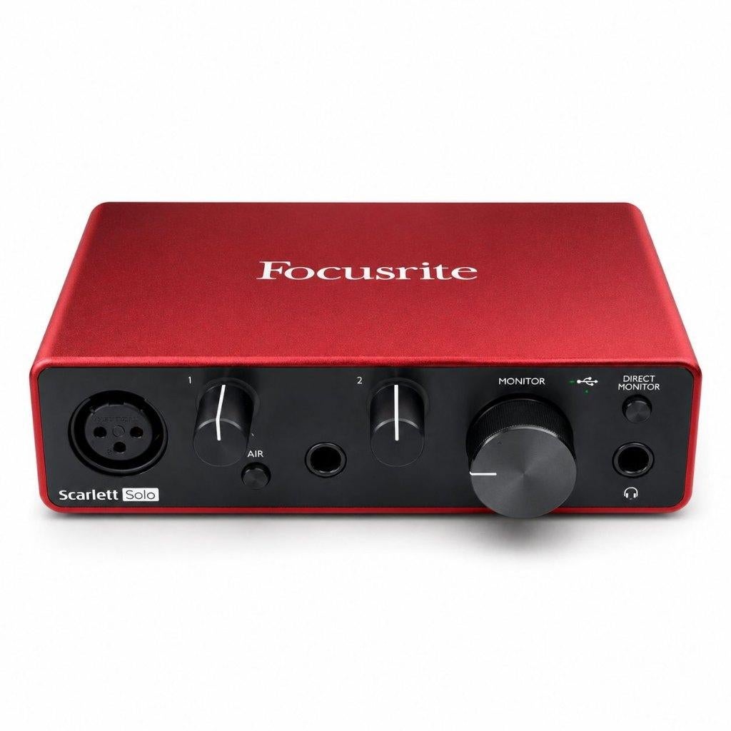 Scarlet Solo 3de Gen interface | incl usb-c kabel | ZGAN, ., Ophalen of Verzenden, Zo goed als nieuw, .