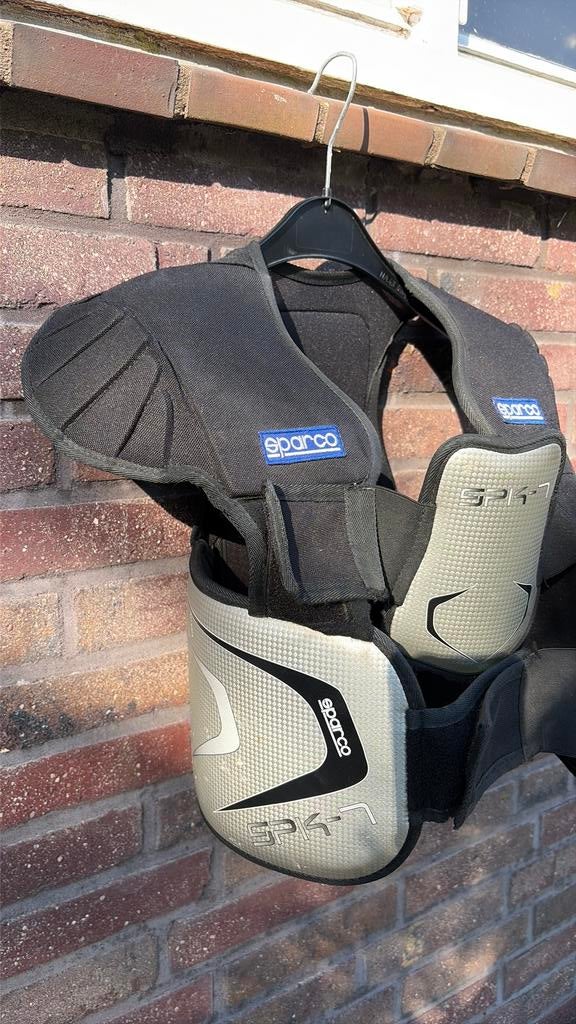 Overall, MIR kart schoenen regen 43/44, bodyprotector Sparco, Sport en Fitness, Karting, Verzenden, Gebruikt, Kleding of Schoenen