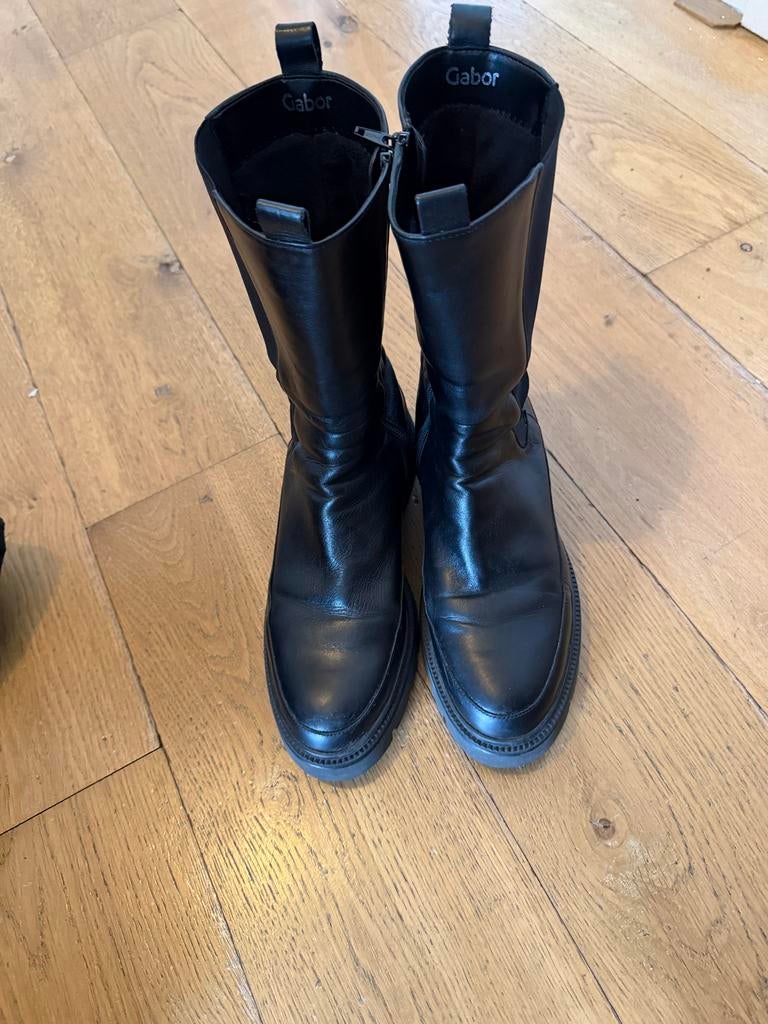 Gabor leren laarzen maat 43 - Zwart, Kleding | Dames, Schoenen, Ophalen of Verzenden, Gedragen, Zwart, Lage of Enkellaarzen
