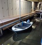 Boot 4m met 5pk Yamaha buitenboordmotor 2 takt kortstaart, Ophalen, Gebruikt, Minder dan 10 pk, Tot 6 meter