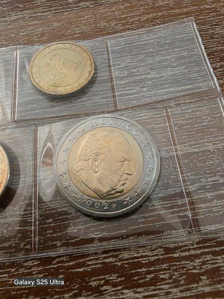 Monaco 2002 UNC Euromunten Set (2, 1, 50, 20, 10 cent), Postzegels en Munten, Munten | Europa | Euromunten, Ophalen of Verzenden