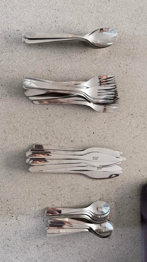 Ikea bestek set, Nieuw, Ophalen of Verzenden, Rvs of Chroom, Vaatwasserbestendig