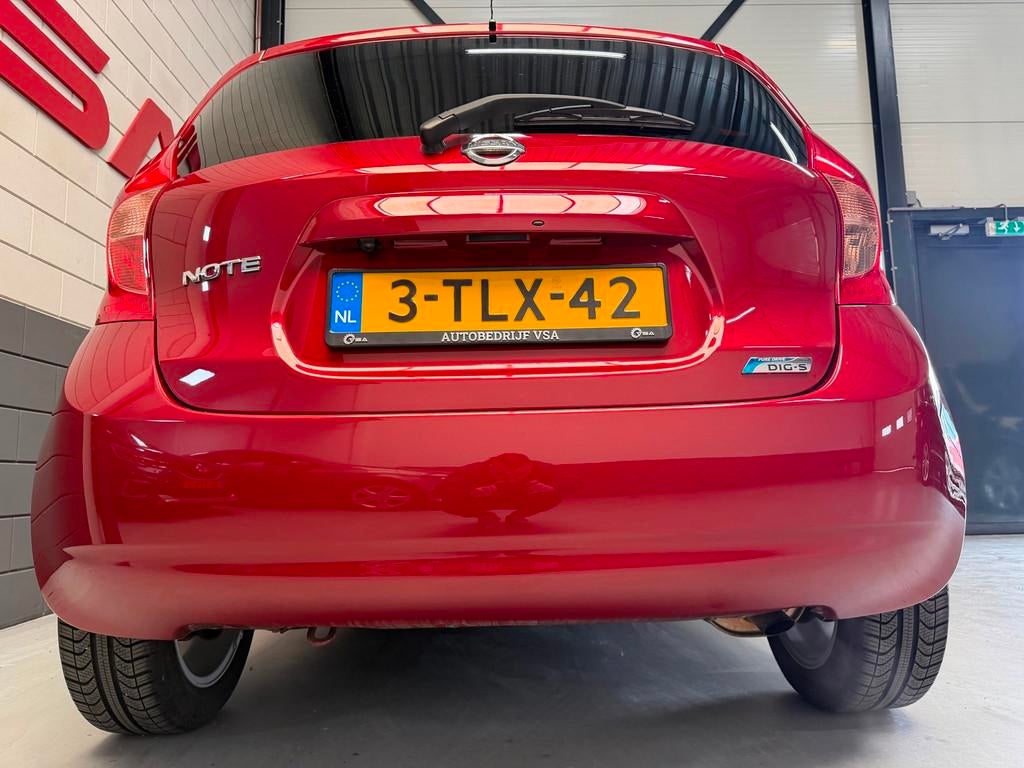 Nissan Note 1.2 DIG-S Tekna|Panorama|Automaat|Cruise|360 Cam, Auto's, Euro 5, Gebruikt, 1045 kg, Met garantie (alle)