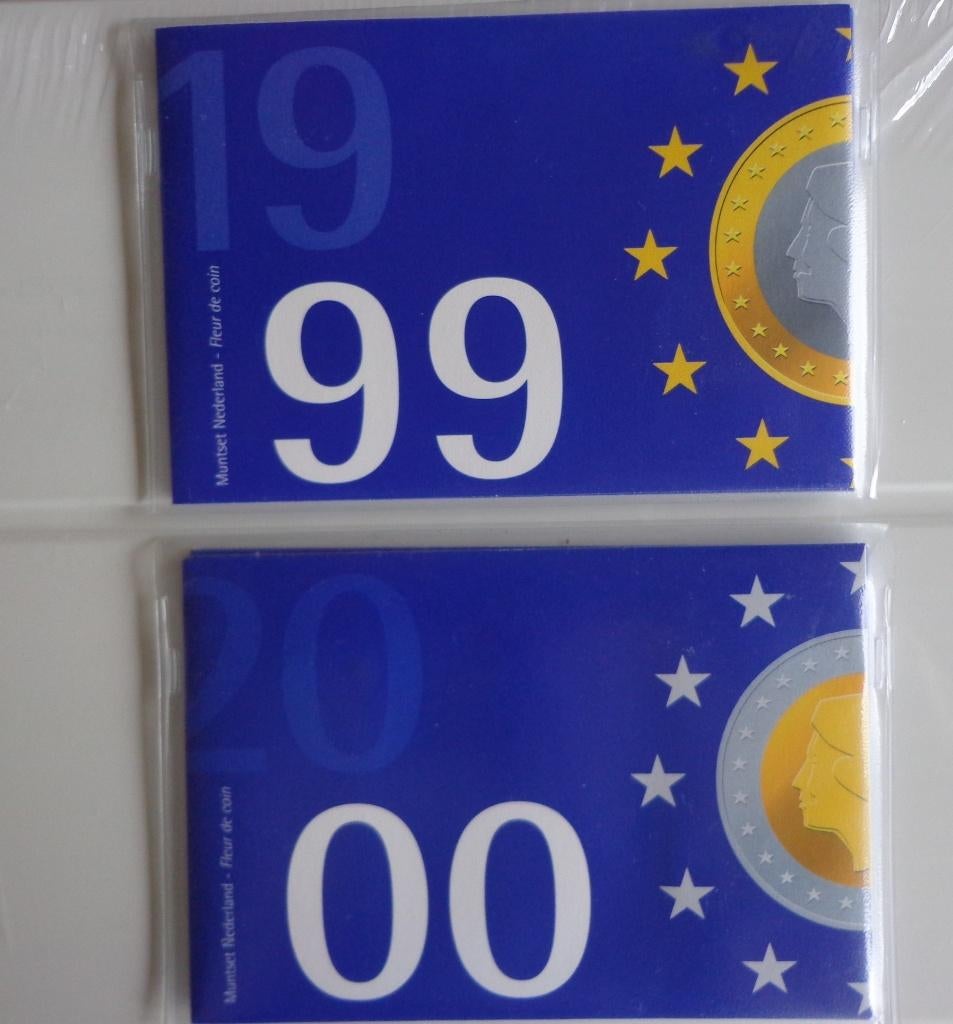 muntset 2000 en 2001 fdc set, Ophalen of Verzenden, Koningin Beatrix, Overige waardes