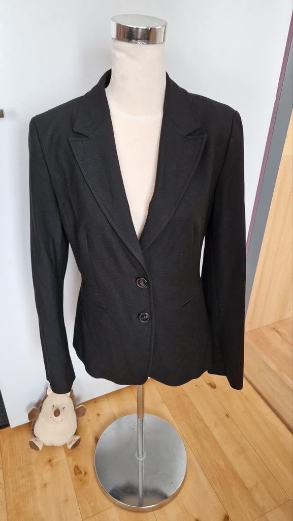 Zwart colbert jasje van Stile Benetton, maat 40, Zwart, Maat 42/44 (L), Ophalen of Verzenden, Zo goed als nieuw