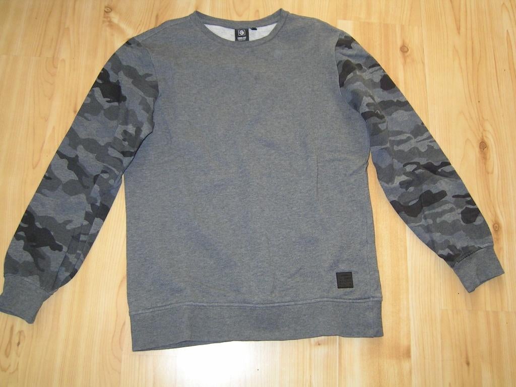 Coolcat sweater met camouflagemouwen M, Kleding | Heren, Ophalen of Verzenden, Zo goed als nieuw, Maat 48/50 (M), Coolcat