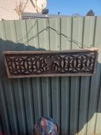 Antieke grote orginele houten mal voor decoratie, Ophalen of Verzenden