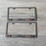 Kentekenplaat houders Corvette Stingray , Chrome zgan, Ophalen of Verzenden, Gebruikt, Chevrolet