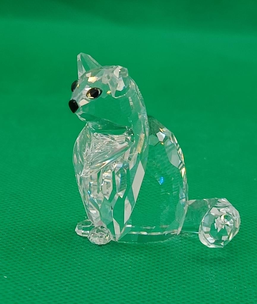 Swarovski kat, Verzamelen, ., Ophalen of Verzenden, Zo goed als nieuw, .