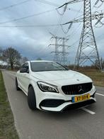 Mercedes CLA 180 AMG Line 2017 Dealer OH LED Leer Camera, Zwart, 4 cilinders, 715 kg, 1200 kg
