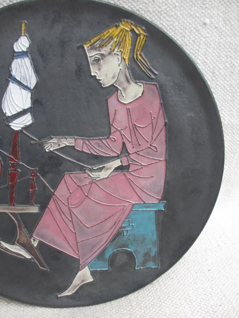 Vintage wandbord Joost Maréchal jaren 50, Ophalen of Verzenden