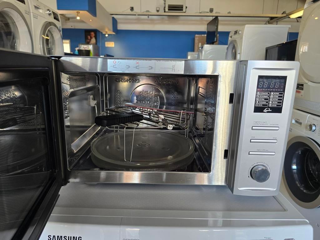 Inventum MN325CS combi magnetron | ZGAN! | Gratis thuis 🚚✅️, Ophalen, Grill, Zo goed als nieuw, Draaiplateau