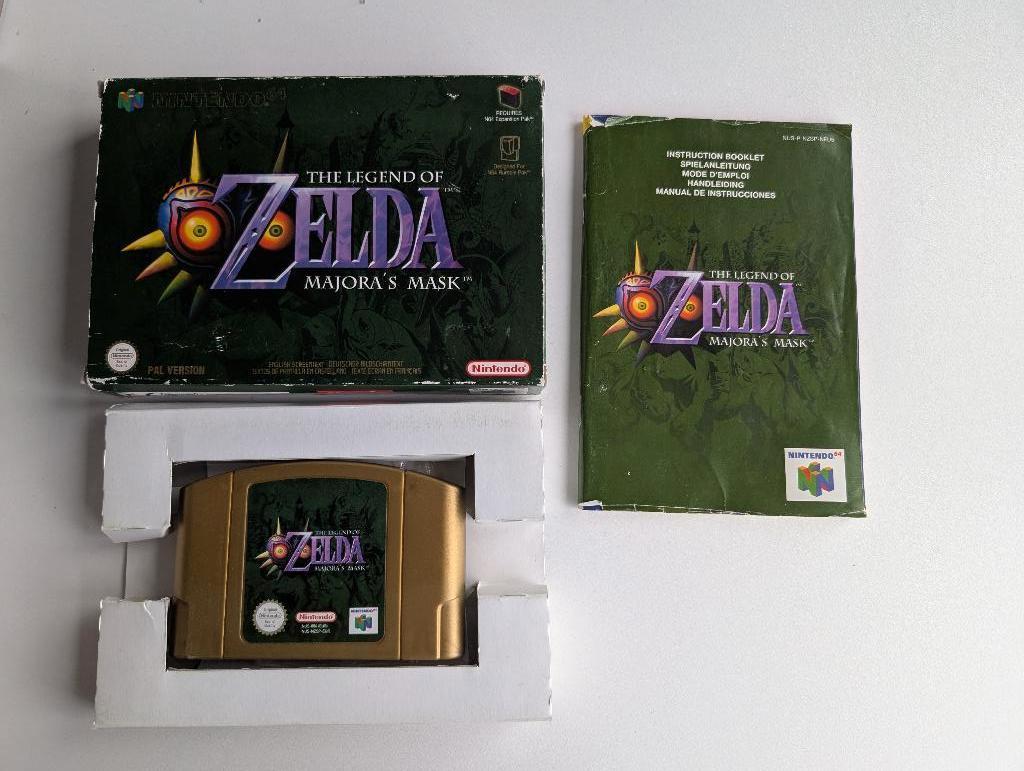 The legend of zelda majora's mask N64, Spelcomputers en Games, Avontuur en Actie, 1 speler, Ophalen of Verzenden, Zo goed als nieuw