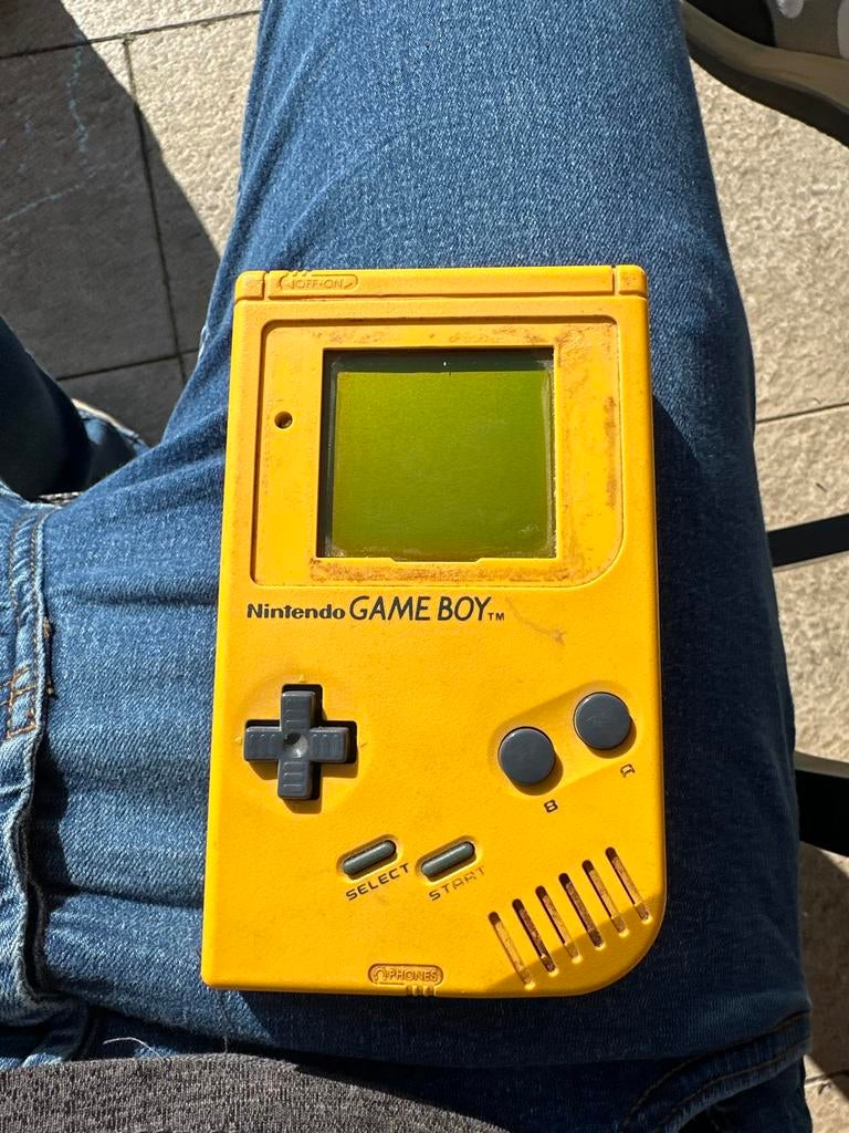 Gameboy Classic Geel (1989) - Vintage Nintendo Handheld, Gebruikt, Overige genres, 1 speler, Ophalen of Verzenden